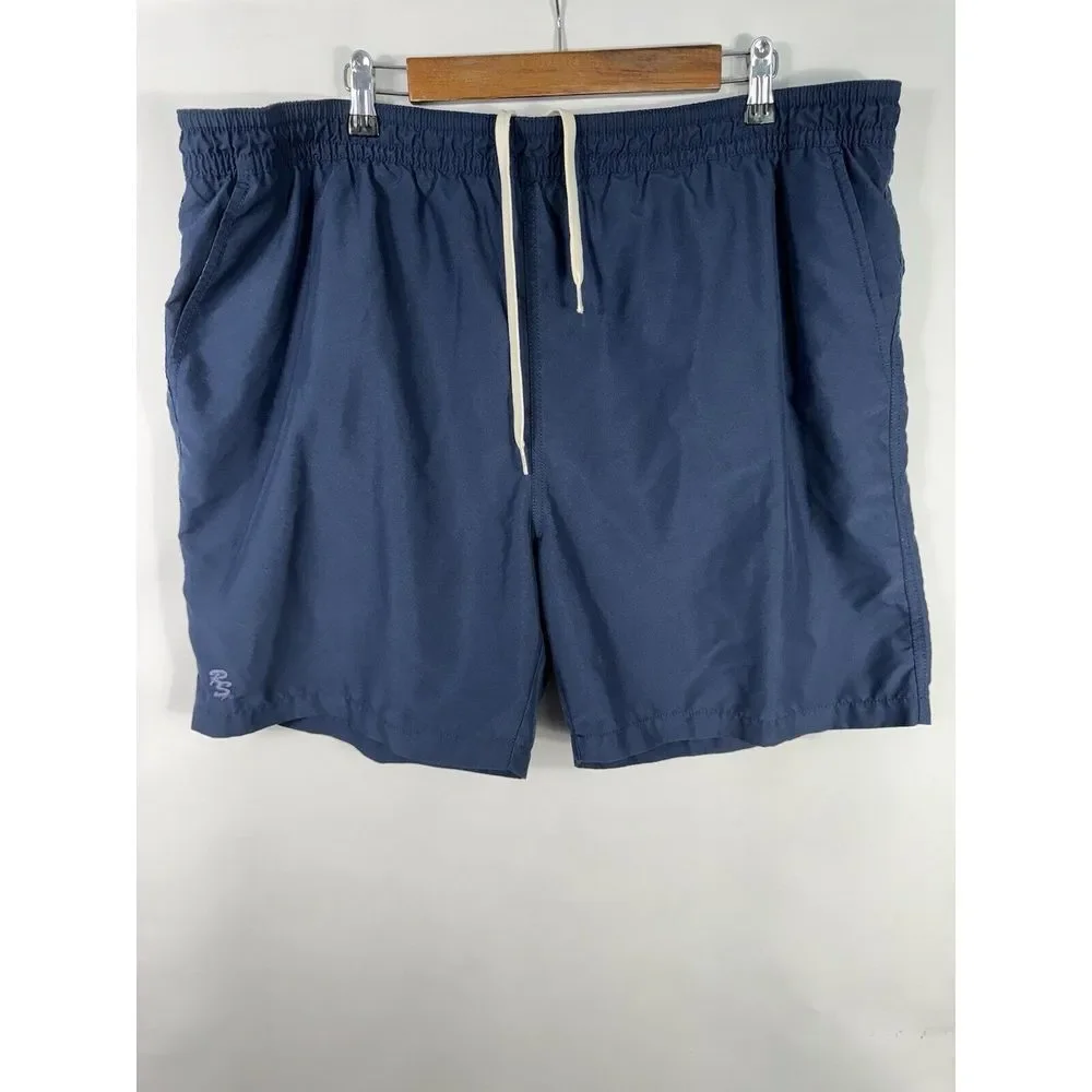 Reyn Spooner Men's XL Navy Blue Bathing Suit Swimming‎ Shorts